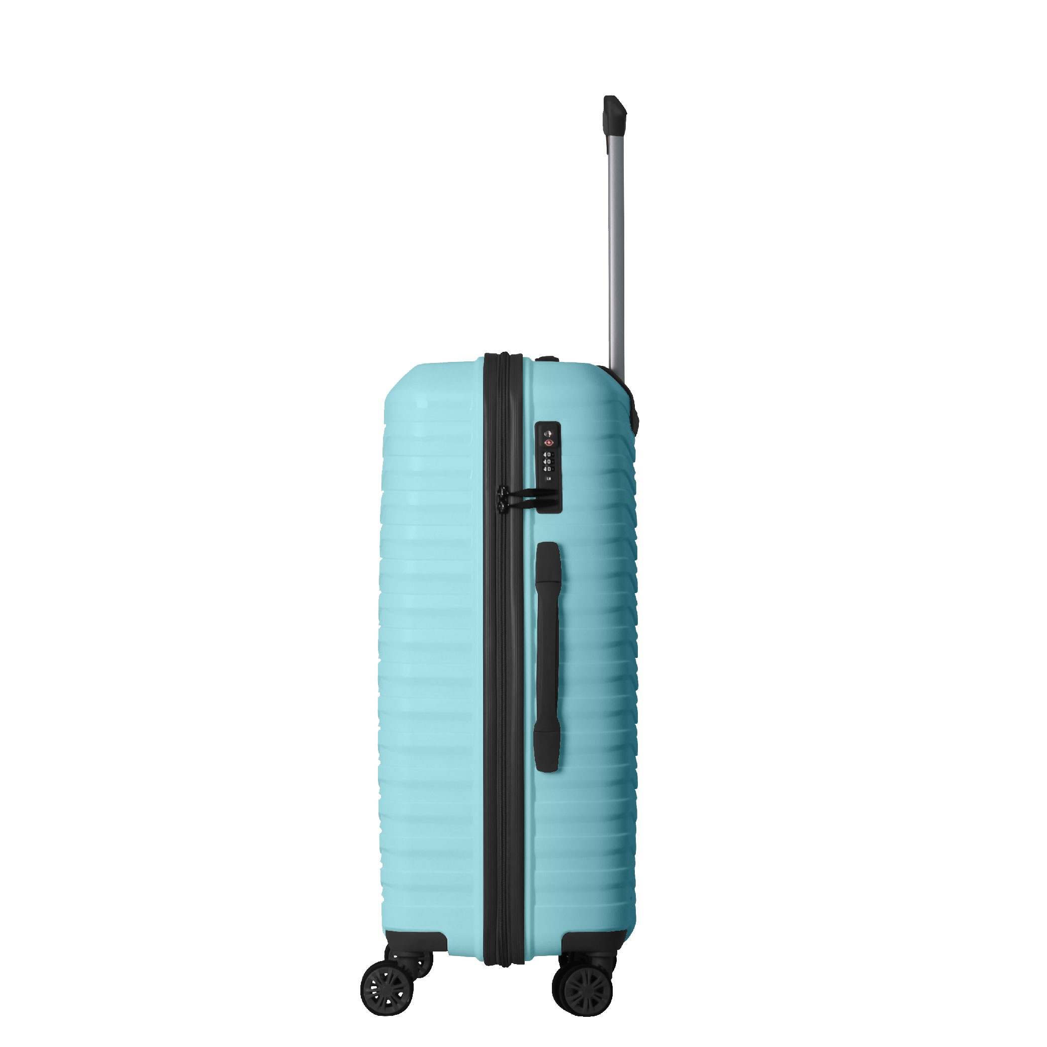 3-Piece Luggage Sets (20", 24", 28"), Suitcase With Wheels, Hardside Suitcase With Four Spinner Wheels And Scratch-Resistant Surface, SkyBlue_voghion.com